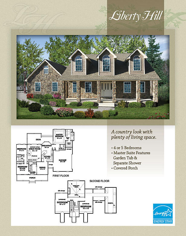 Liberty Hills home in PA, Liberty Hills floor plan by Liberty Homes