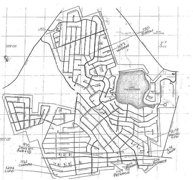 Towamensing Trails New Homes Community Map