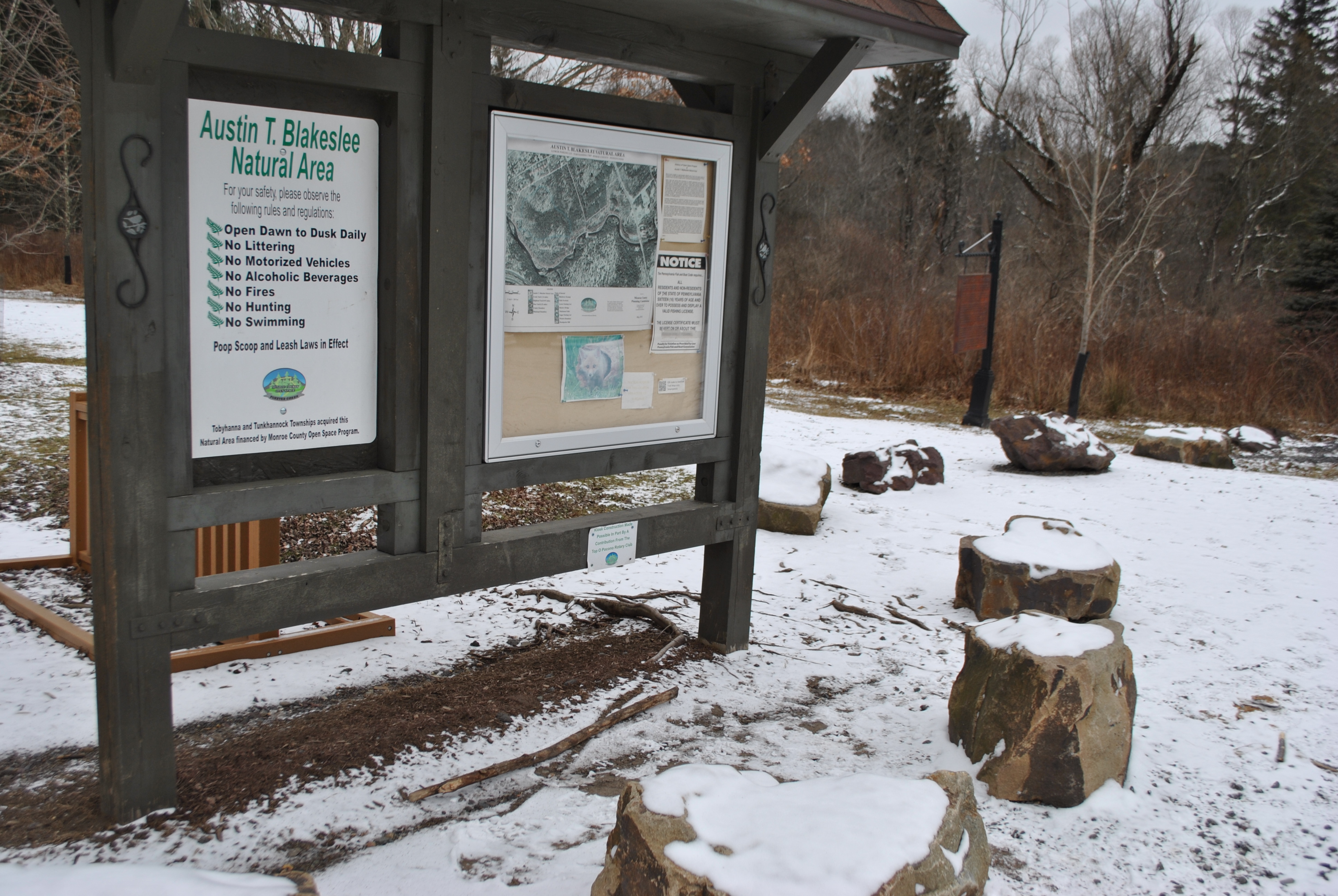 Austin T Blakeslee Park Jan2019 in Blakeslee PA Liberty00004